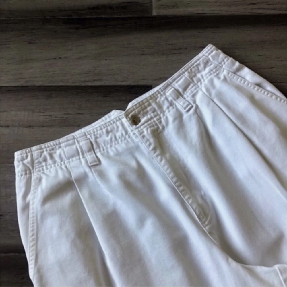 Vintage 1980s Westbound High Rise Casual Pleated Flat Front Cotton Pants